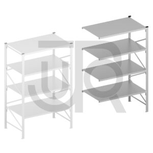 Halfzware grootvakstelling H2500 x D900 | aanbouwset vak 1500 mm-0