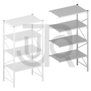 Halfzware grootvakstelling H3000 x D1200 | aanbouwset vak 1500 mm-0