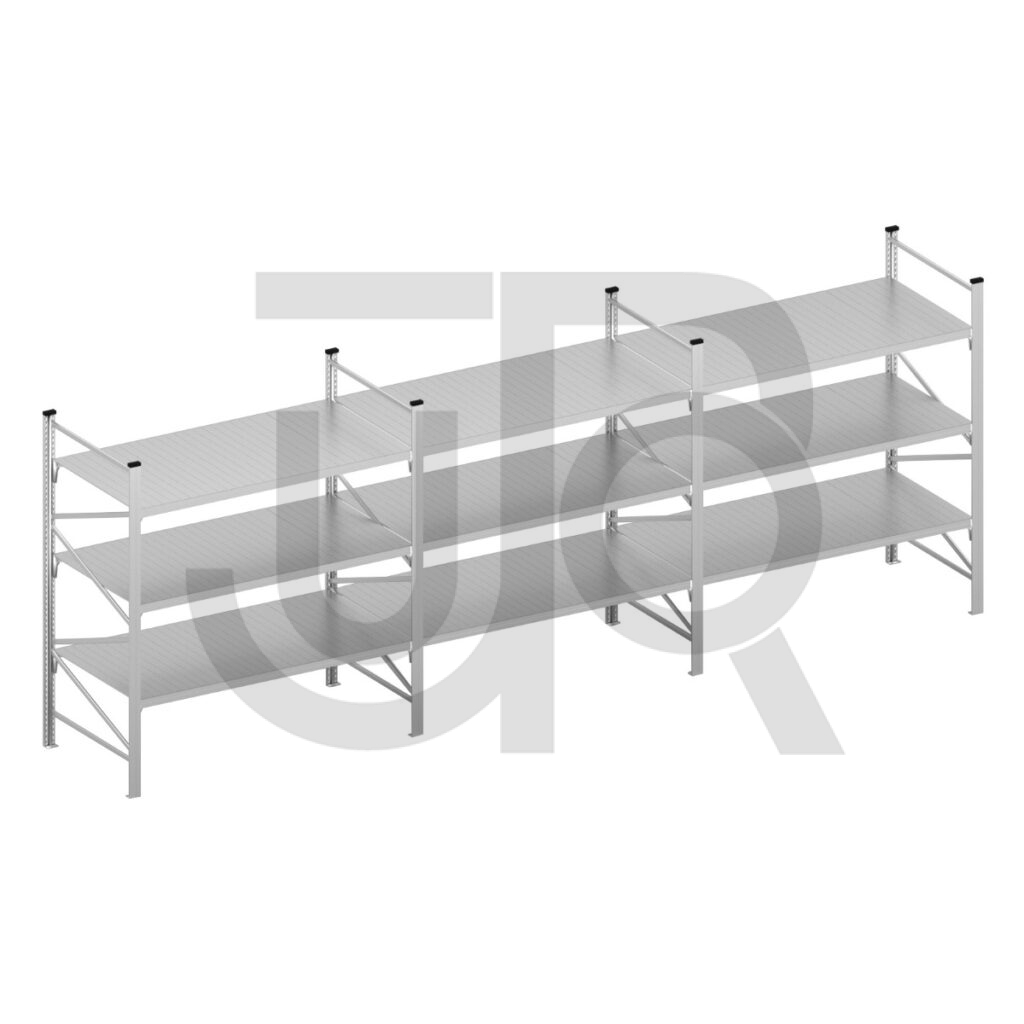 Halfzware grootvakstelling H2000 x D600 | voordeelrij 3x vak 1800 mm-0