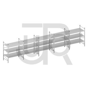 Halfzware grootvakstelling H2000 x D600 | voordeelrij 5x vak 1800 mm-0