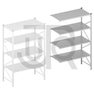 Halfzware grootvakstelling H3000 x D1200 | aanbouwset vak 1800 mm-0