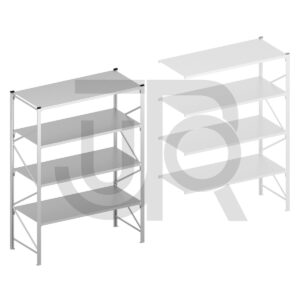 Halfzware grootvakstelling H3000 x D1100 | startset vak 2100 mm-0