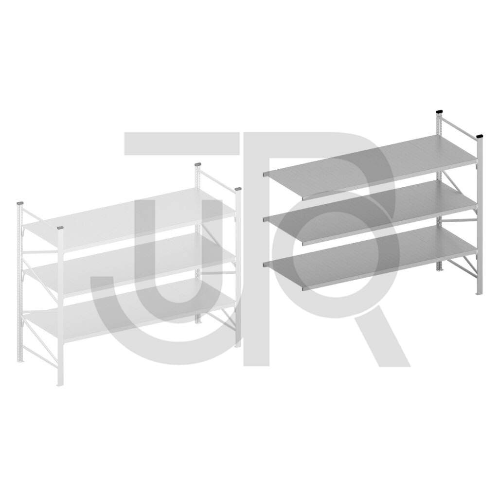 Halfzware grootvakstelling H2000 x D700 | aanbouwset vak 2400 mm-0