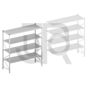 Halfzware grootvakstelling H3000 x D700 | startset vak 2700 mm-0