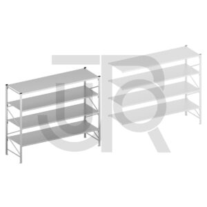 Halfzware grootvakstelling H2500 x D1200 | startset vak 3000 mm-0