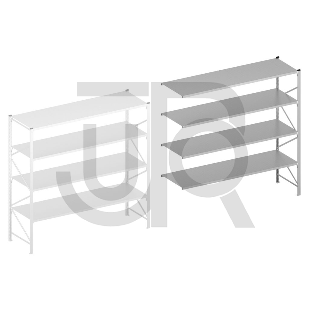 Halfzware grootvakstelling H3000 x D900 | aanbouwset vak 3000 mm-0