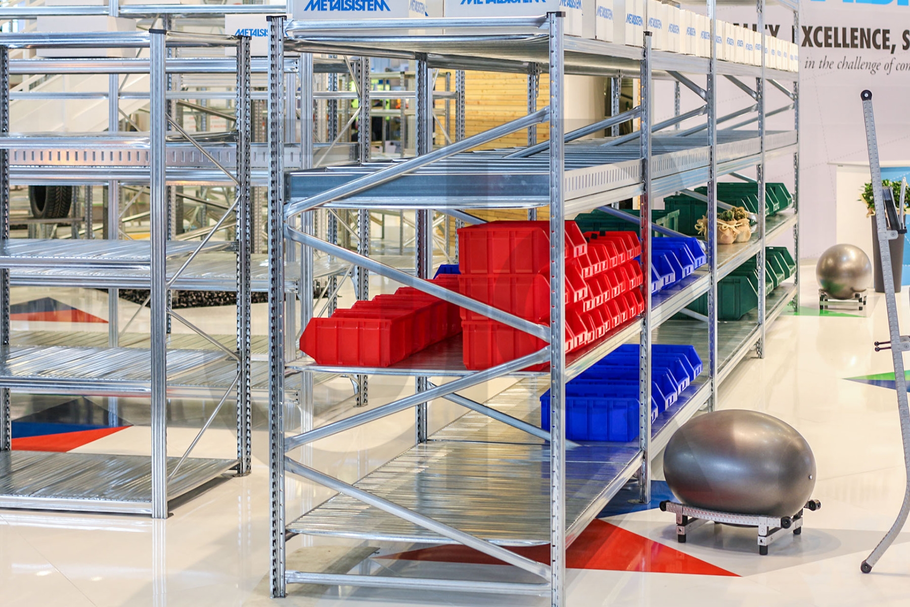 Halfzware grootvakstelling H3000 x D1200 | aanbouwset vak 2700 mm-10925