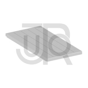 Afdekplaat legbord Metalsistem H25/B, 150 X 400 mm (B x D)-0