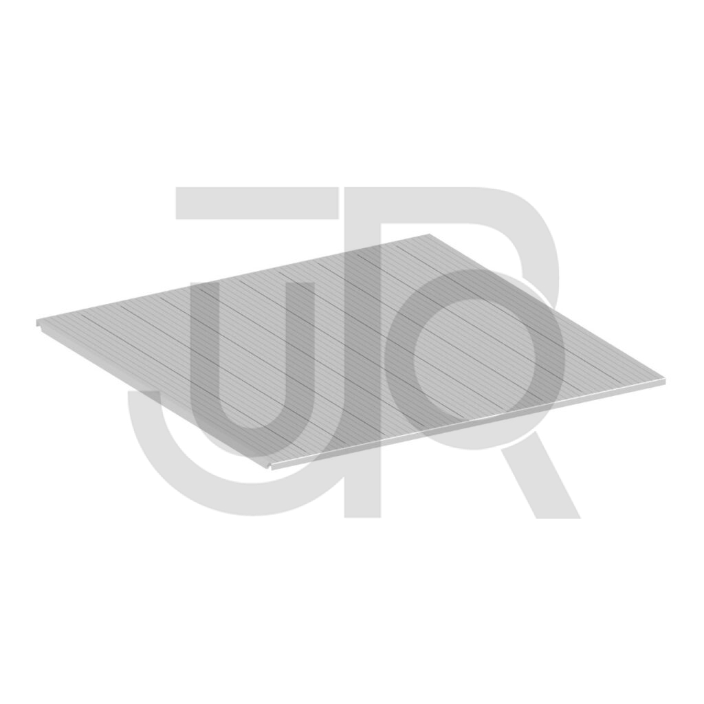 Afdekplaat legbord Metalsistem H12, 900 X 500 mm (B x D)-0