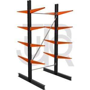 Dubbelzijdige draagarmstelling H2250 mm, 4 niveaus arm 600 mm | startset-0