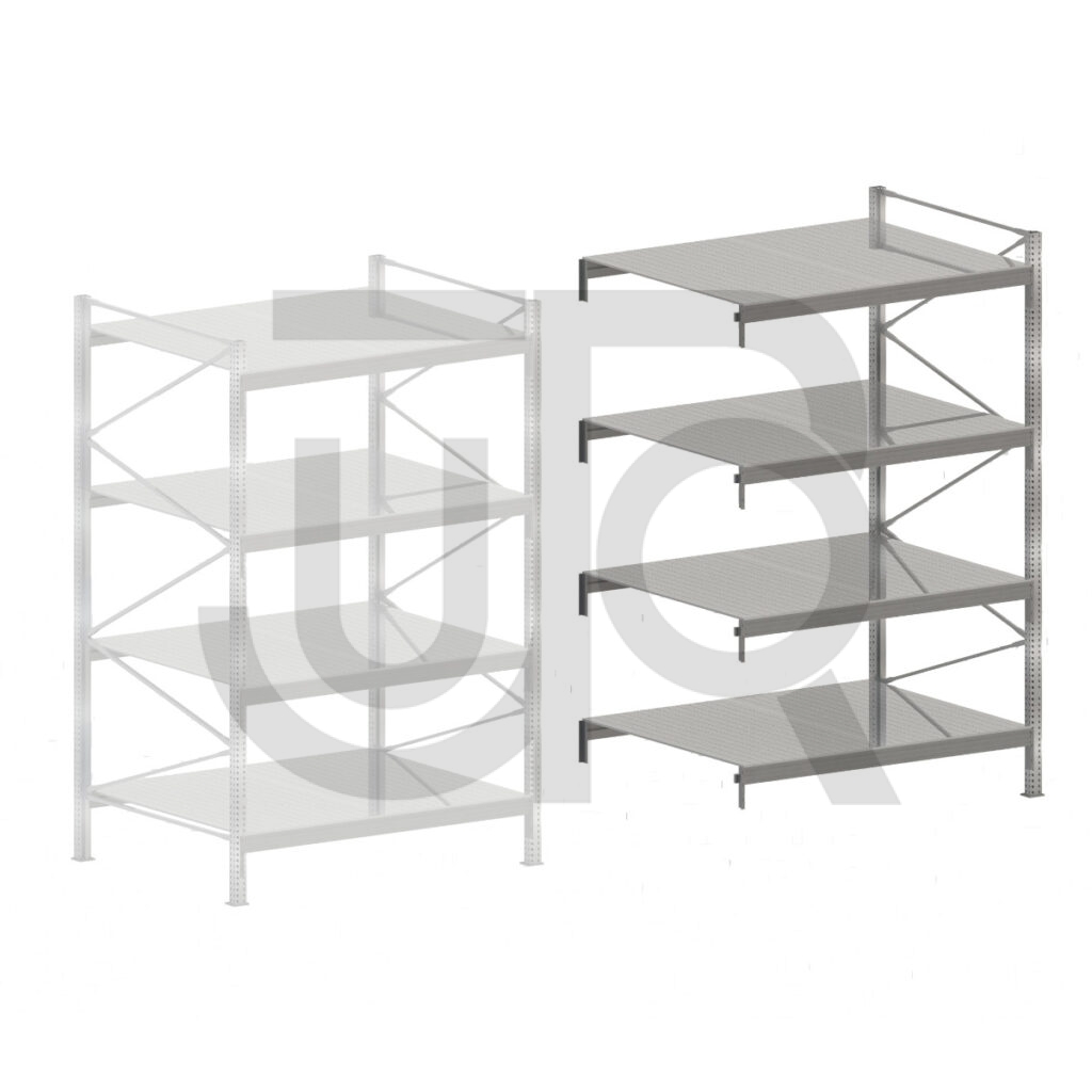 Zware grootvakstelling TS4 H2476 x D800 | aanbouwset vak 1220 mm-0