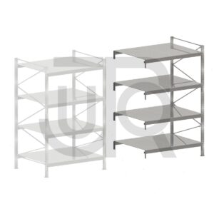 Zware grootvakstelling TS4 H2476 x D1000 | aanbouwset vak 1220 mm-0