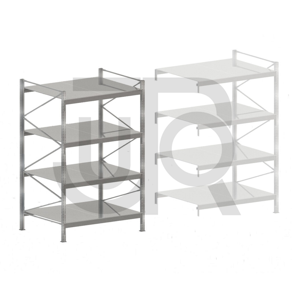 Zware grootvakstelling TS4 H1981 x D800 | startset vak 1220 mm-0