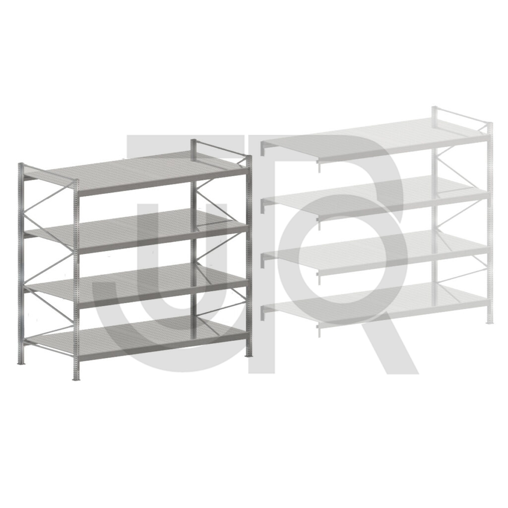 Zware grootvakstelling TS4 H1981 x D1200 | startset vak 2020mm-0