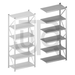 Lichte grootvakstelling USA H3000 x D600 | aanbouwset vak 1200 mm-0