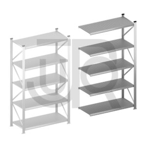 Lichte grootvakstelling USA H2500 x D600 | aanbouwset vak 1350 mm-0