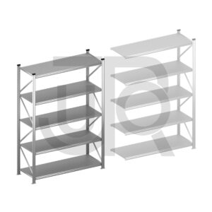 Lichte grootvakstelling USA H2500 x D600 | startset vak 1650 mm-0