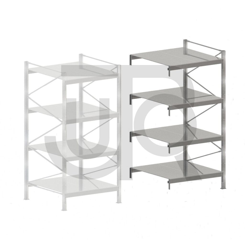 Zware grootvakstelling TS4 H2476 x D800 | aanbouwset vak 920 mm-0