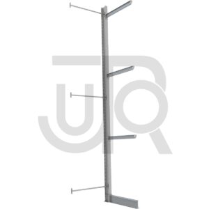 Enkelzijdige draagarmstelling H6000 mm, 3 niveaus arm 1200 mm| aanbouwset-0