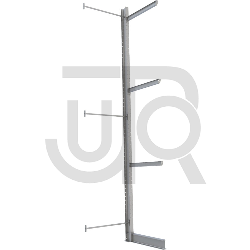 Enkelzijdige draagarmstelling H6000 mm, 3 niveaus arm 1000 mm| aanbouwset-0