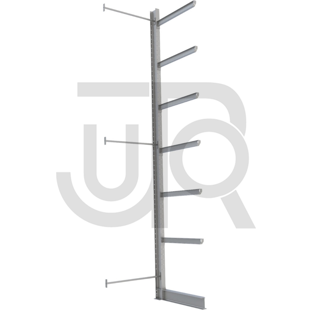 Enkelzijdige draagarmstelling H6000 mm, 6 niveaus arm 1000 mm| aanbouwset-0