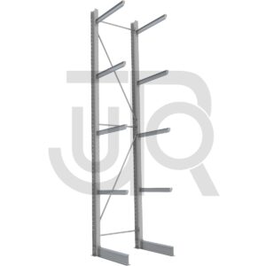 Enkelzijdige draagarmstelling H6000 mm, 4 niveaus arm 1200 mm| startset-0