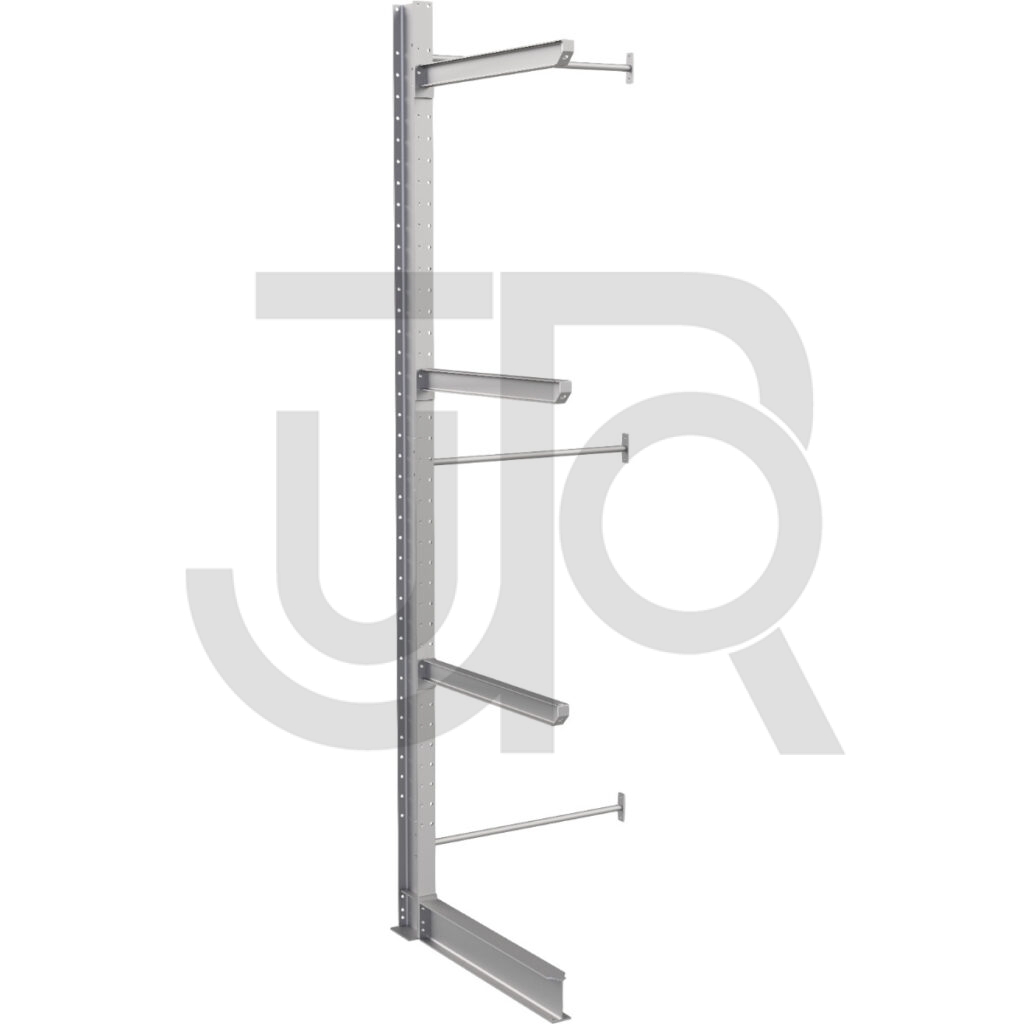 Enkelzijdige draagarmstelling H4500 mm, 3 niveaus arm 1000 mm| aanbouwset-0