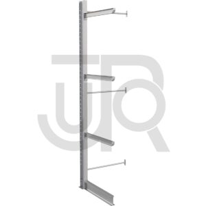 Enkelzijdige draagarmstelling H4500 mm, 3 niveaus arm 1000 mm| aanbouwset-0