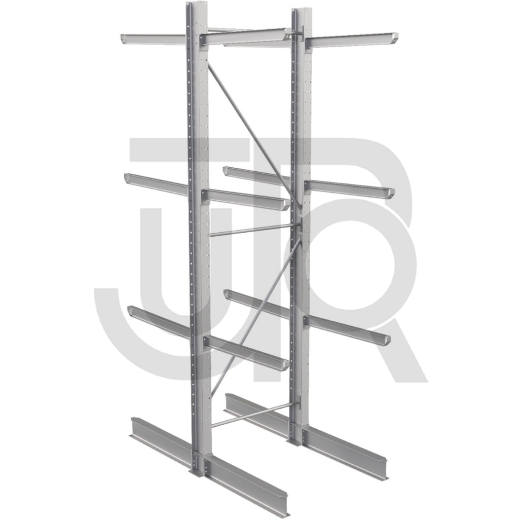 Dubbelzijdige draagarmstelling H4500 mm, 3 niveaus arm 1200 mm| startset-0