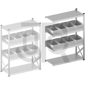 Vakkenstelling H1972 x D500 | aanbouwset vak 1500 mm | rechte opzetranden 200 mm-0