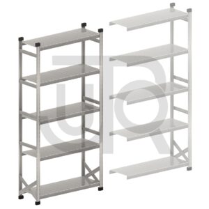 Gebruikte legbordstelling H2500 x D500 | startset vak 1800 mm-0