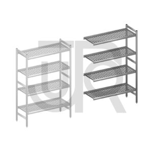 Hygiënische stelling H1685 x D460 | aanbouwset vak 1080 mm-0