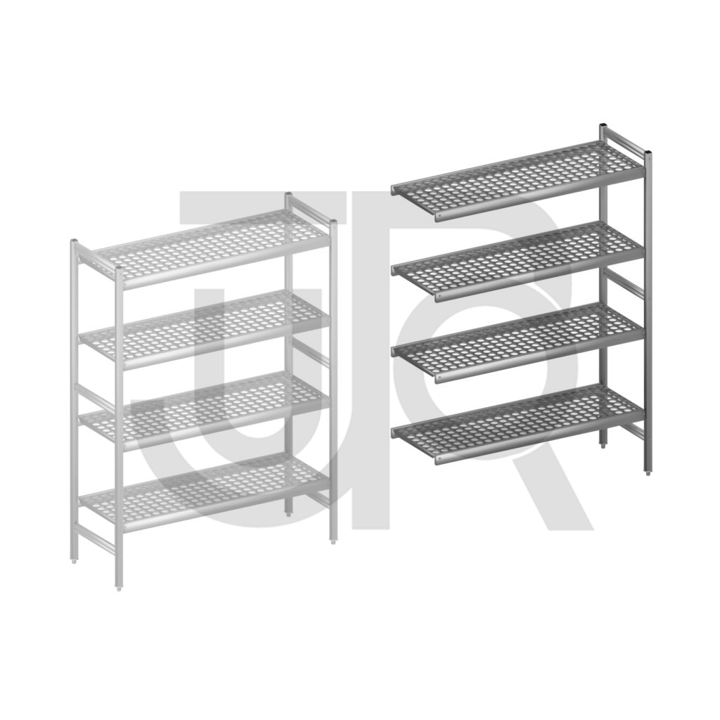 Hygiënische stelling H1685 x D460 | aanbouwset vak 1200 mm-0