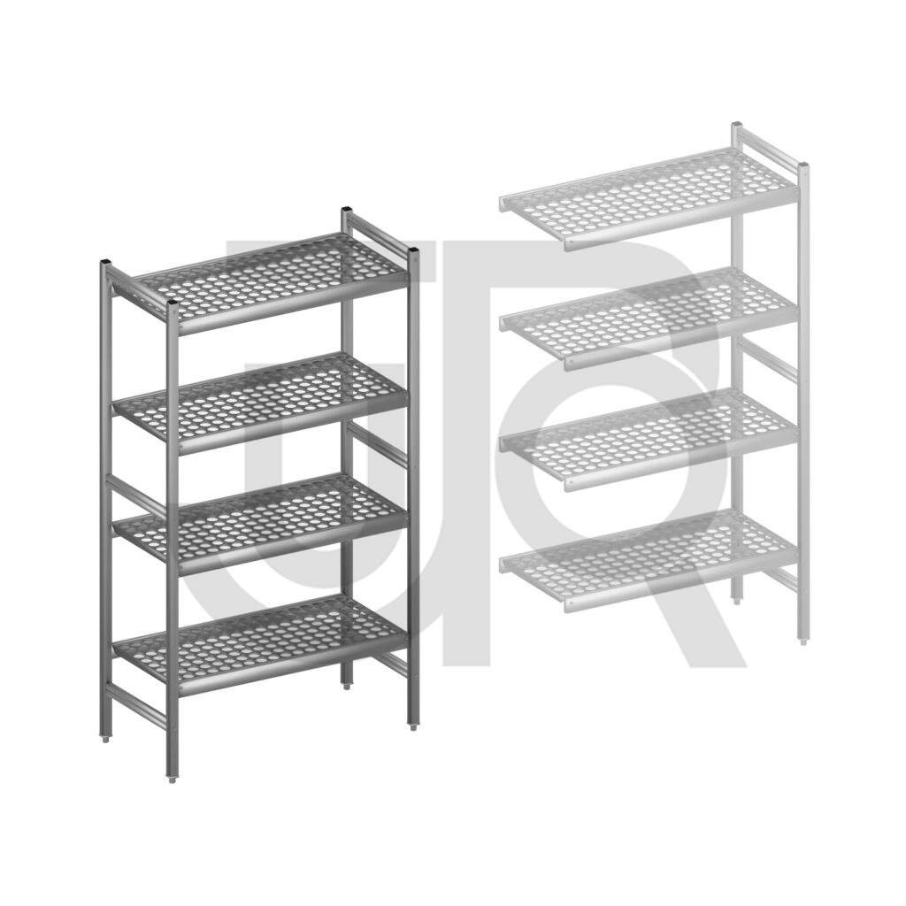 Hygiënische stelling H1685 x D460 | startset vak 900 mm-0