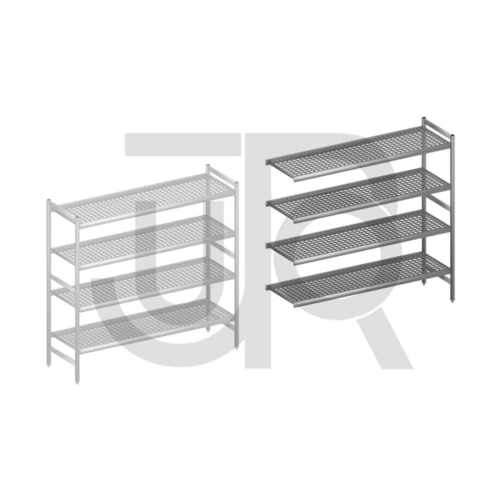 Hygiënische stelling H1685 x D560 | aanbouwset vak 1740 mm-0