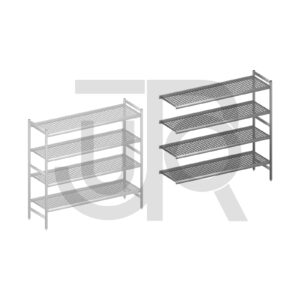 Hygiënische stelling H1685 x D560 | aanbouwset vak 1740 mm-0