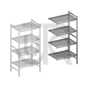 Hygiënische stelling H1685 x D560 | aanbouwset vak 780 mm-0