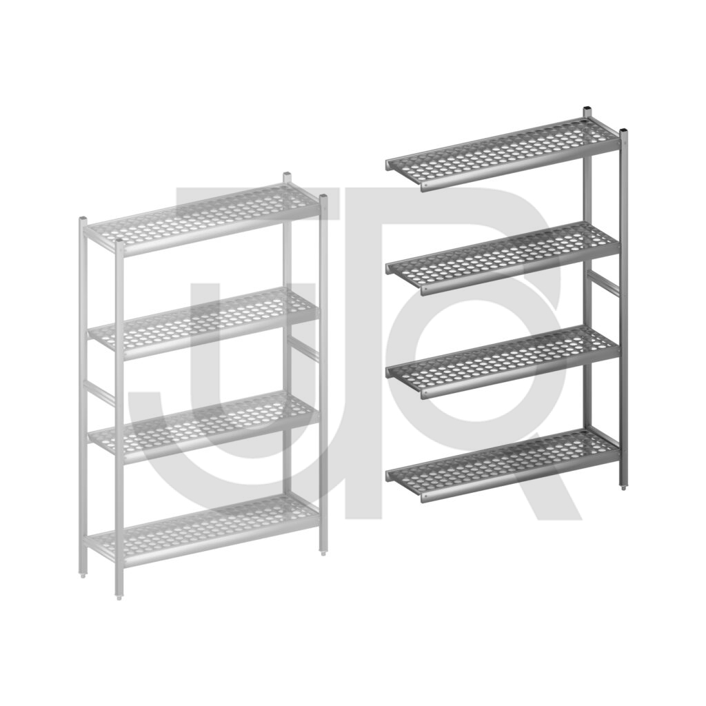 Hygiënische stelling H1800 x D360 | aanbouwset vak 1080 mm-0