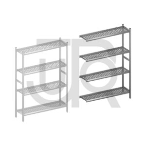 Hygiënische stelling H1800 x D360 | aanbouwset vak 1200 mm-0