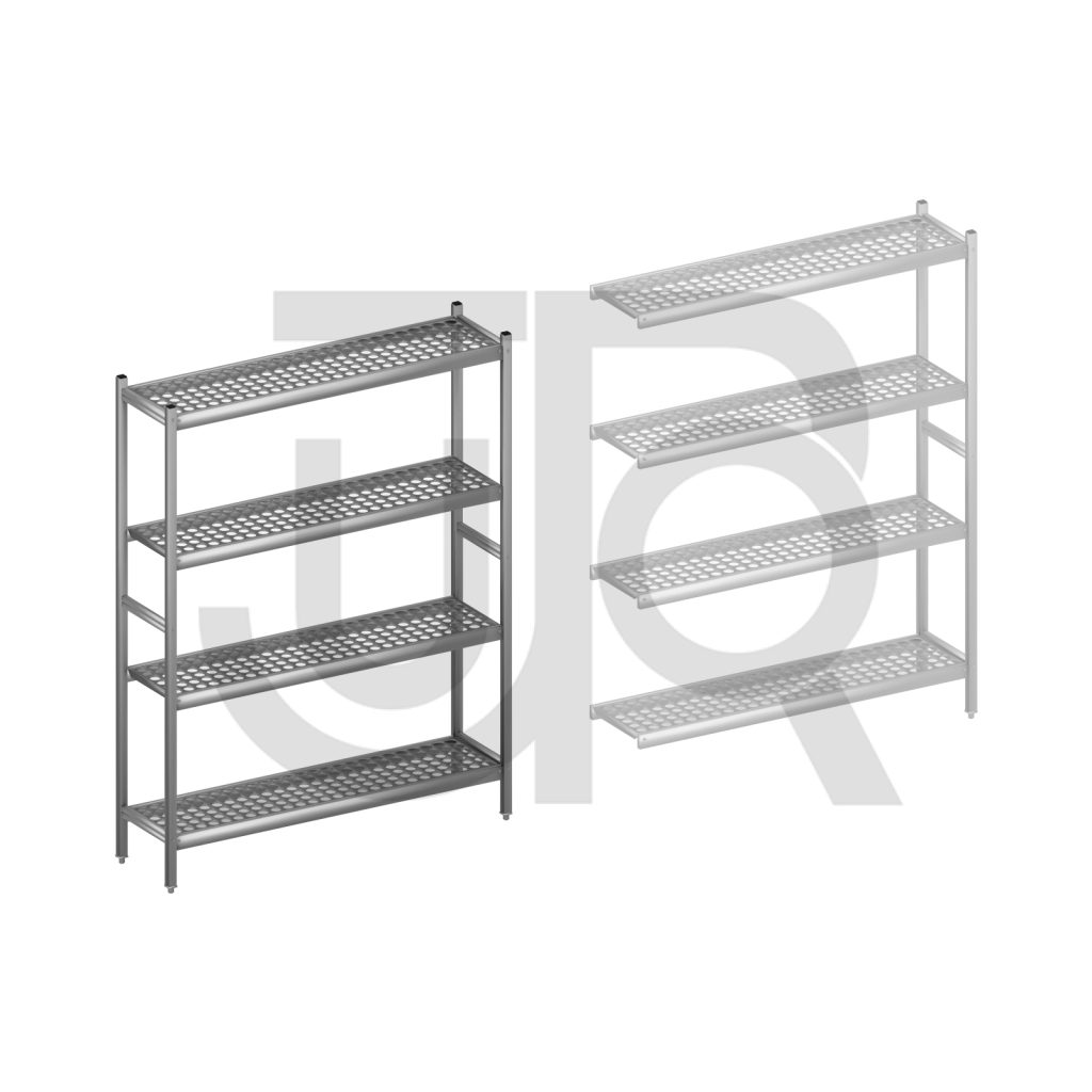 Hygiënische stelling H1800 x D360 | startset vak 1320 mm-0