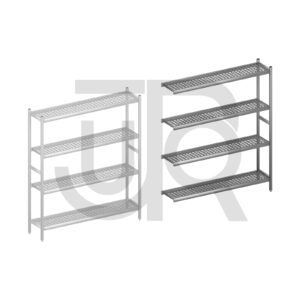 Hygiënische stelling H1800 x D360 | aanbouwset vak 1500 mm-0