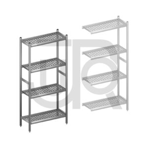 Hygiënische stelling H1800 x D360 | startset vak 780 mm-0