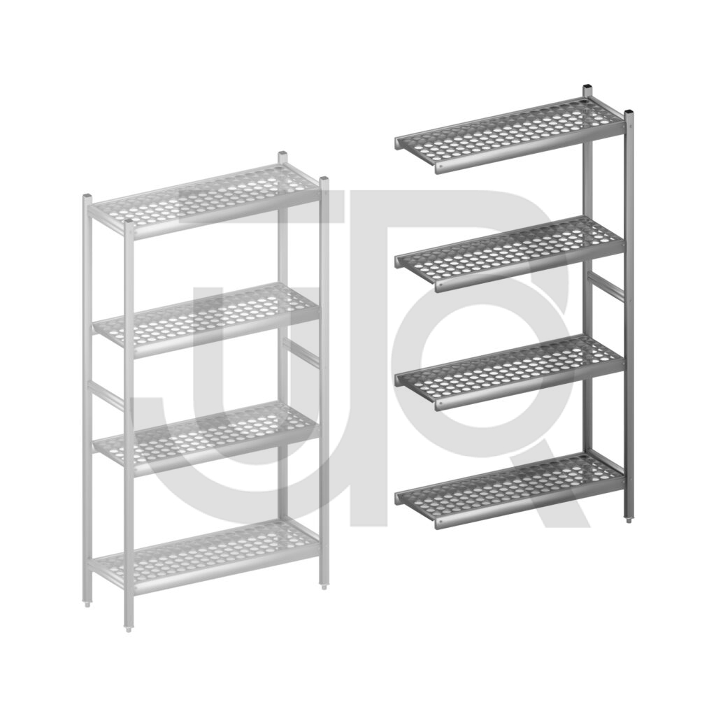 Hygiënische stelling H1800 x D360 | aanbouwset vak 900 mm-0