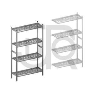 Hygiënische stelling H1800 x D360 | startset vak 960 mm-0