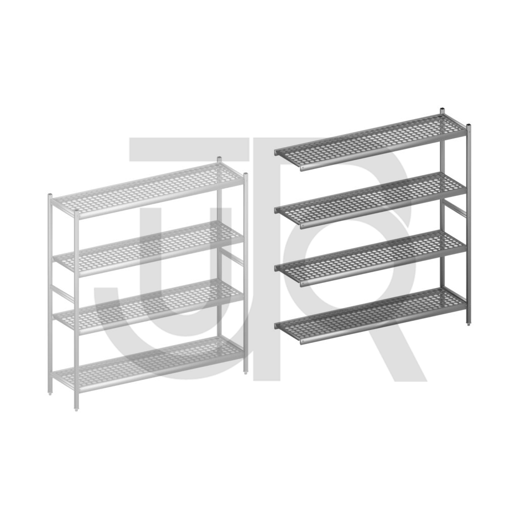 Hygiënische stelling H1800 x D460 | aanbouwset vak 1620 mm-0