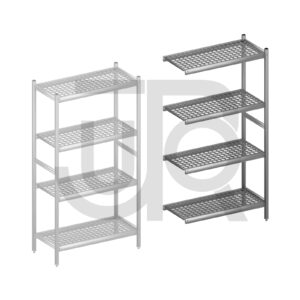 Hygiënische stelling H1800 x D460 | aanbouwset vak 900 mm-0