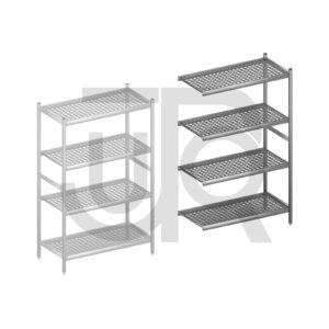 Hygiënische stelling H1800 x D560 | aanbouwset vak 1080 mm-0