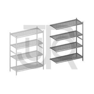 Hygiënische stelling H1800 x D560 | aanbouwset vak 1320 mm-0