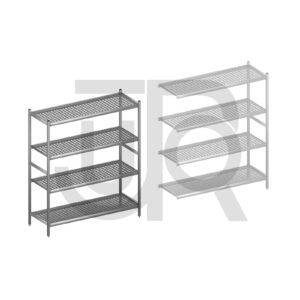 Hygiënische stelling H1800 x D560 | startset vak 1500 mm-0