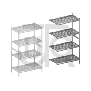 Hygiënische stelling H1800 x D560 | aanbouwset vak 960 mm-0